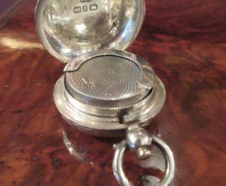 Victorian Antique Silver Engraved Sovereign Case - Image 2