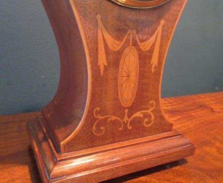 Fine Antique Sheraton Inlaid Mantel Clock - Image 3