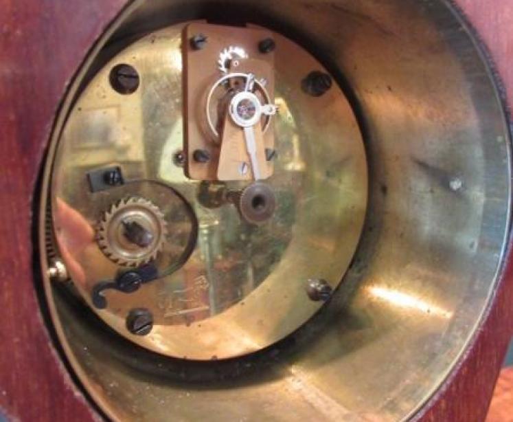 Fine Antique Sheraton Inlaid Mantel Clock - Image 5