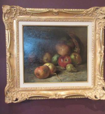Fine antique 19th Century Still Life Painting by Eugene Henre Cauchois