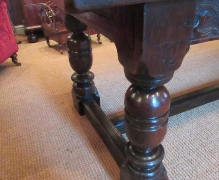 Superb George I Period Oak Refectory Table - Image 3