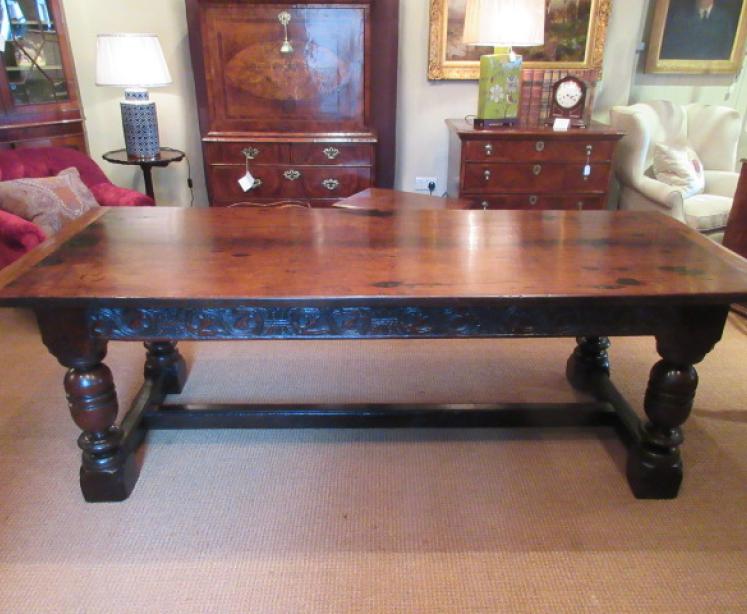 Superb George I Period Oak Refectory Table - Image 5