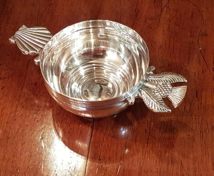 Outstanding Quality Silver Quaich - Image 1