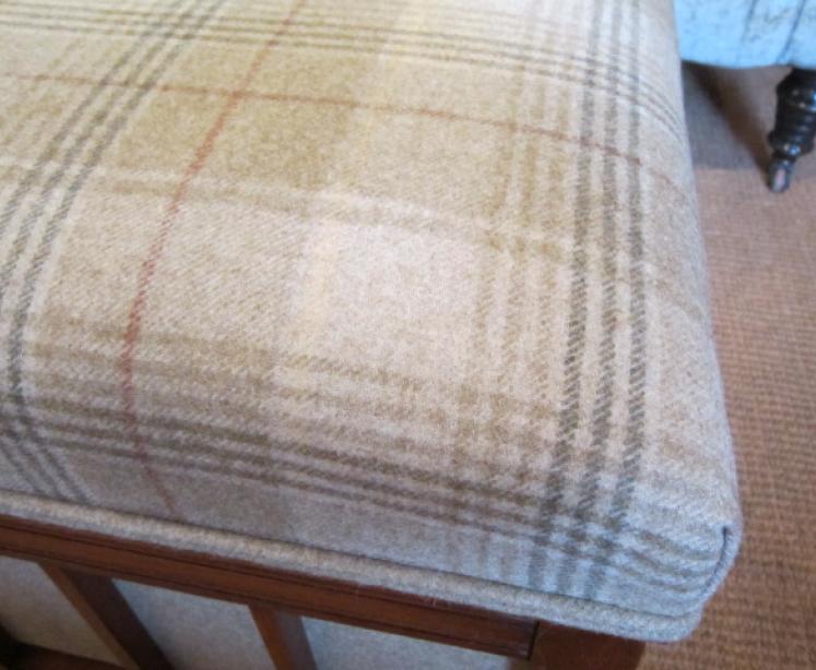 Outstanding Art Nouveau Shoolbred of London Ottoman - Image 5