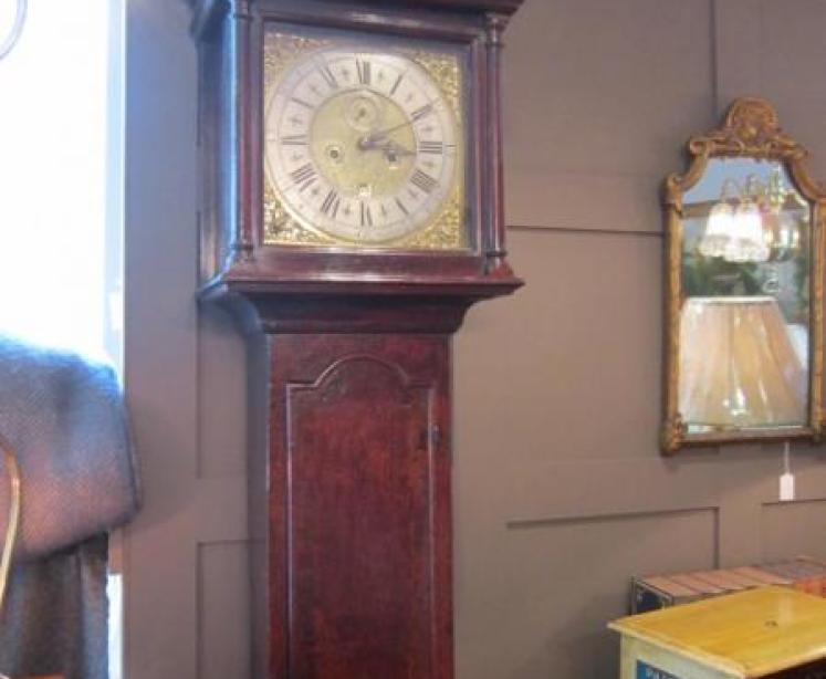 Superb George II Period Oak 8 Day Longcase Clock - Image 1