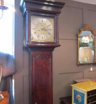Superb George II Period Oak 8 Day Longcase Clock