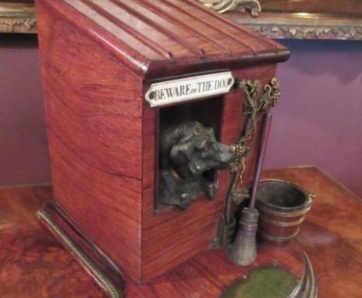 Very Unusual Mid Victorian Rosewood Novelty Humidor - Image 1