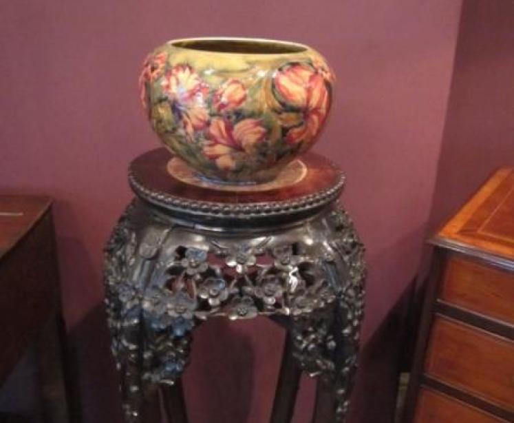 Superb Moorcroft Spanish Pattern Jardiniere - Image 1