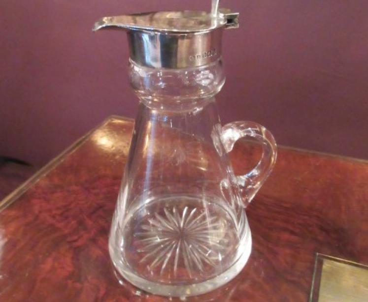 George V Period Antique Silver Whisky Noggin  - Image 1