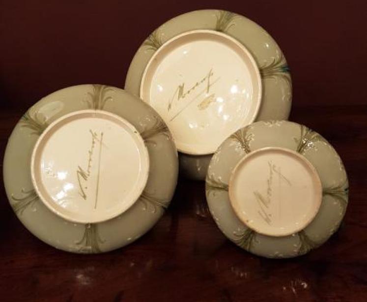 Superb Moorcroft Macintyre Florian Tea Kettle Set - Image 5