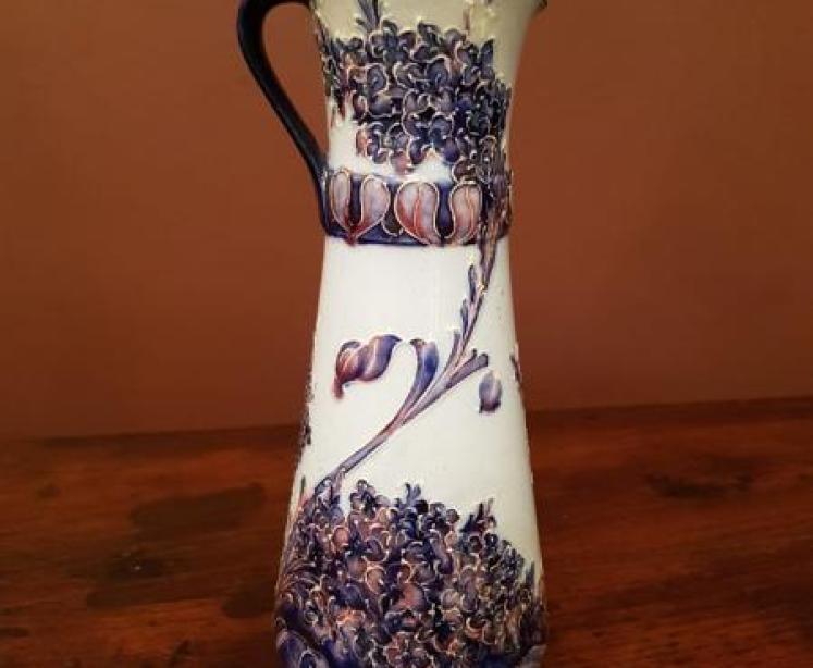 Moorcroft Florian Lilac Pattern Jug - Image 1