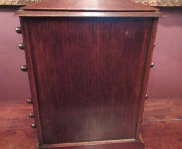 Large Antique Mahogany Perpetual Desk Calendar - Image 4