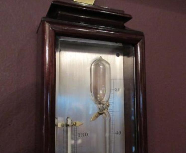 Superb Early Victorian Rosewood Improved Air Sympiesometer - Image 2