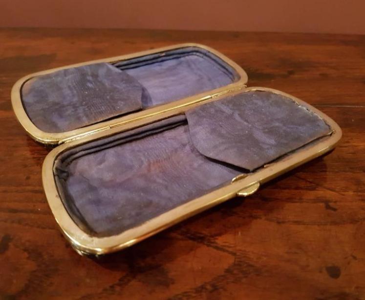 Victorian Silver and Gold Inlaid Tortoise Shell Cigar Case - Image 3