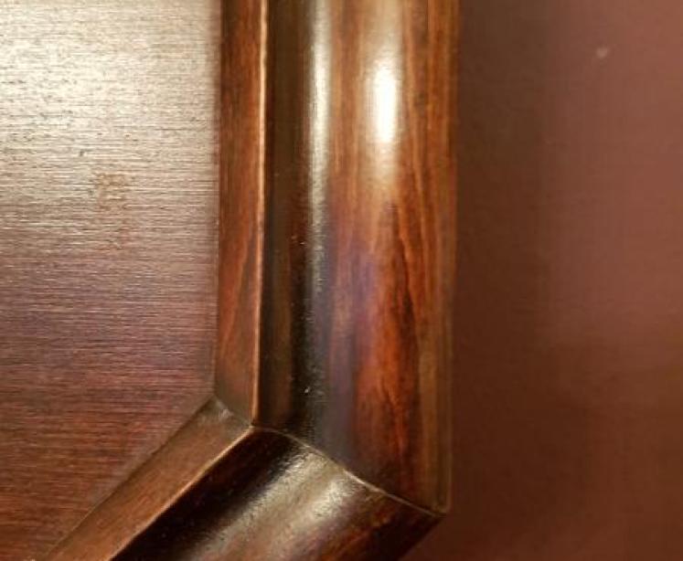 Superb Edwardian Polished Oak Octagonal Perpetual Wall Calendar - Image 4