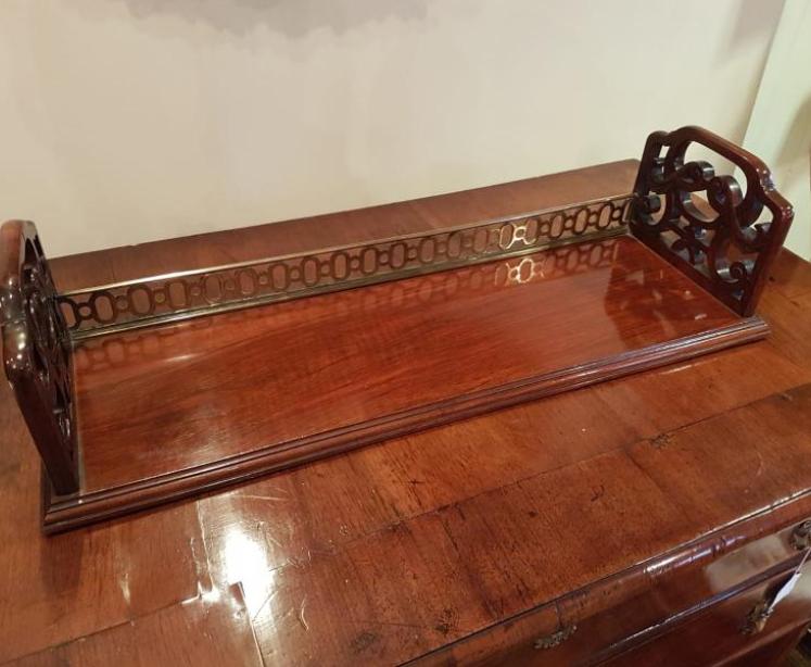 Victorian Solid Mahogany Book Stand - Image 1