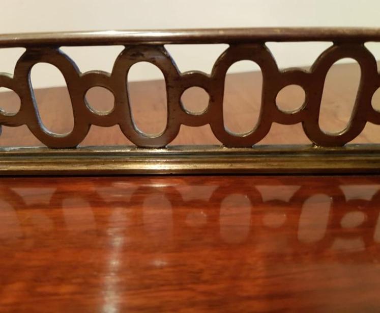 Victorian Solid Mahogany Book Stand - Image 3