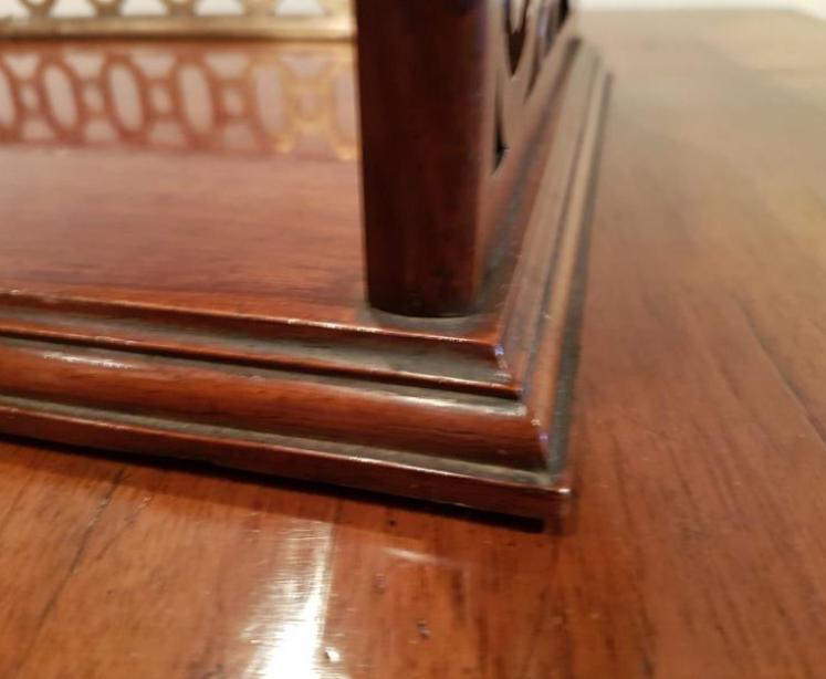 Victorian Solid Mahogany Book Stand - Image 5