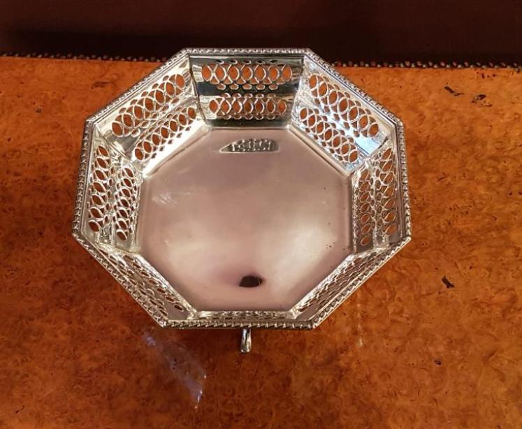 George V Period Silver Bon Bon Dish - Image 2