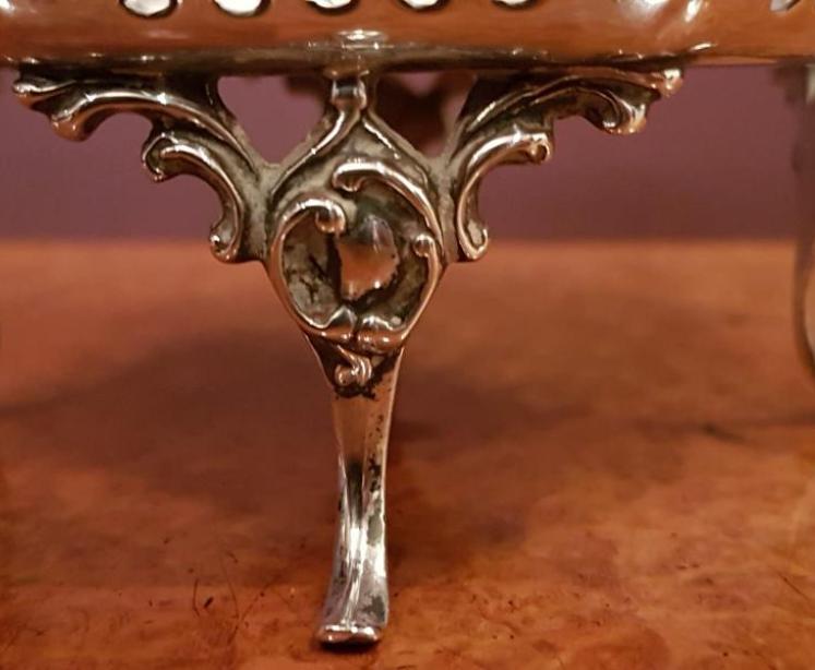 George V Period Silver Bon Bon Dish - Image 3