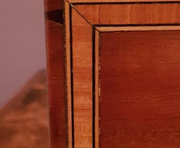 Fine Quality Late Victorian Mahogany Waterfall Letter Rack - Image 4