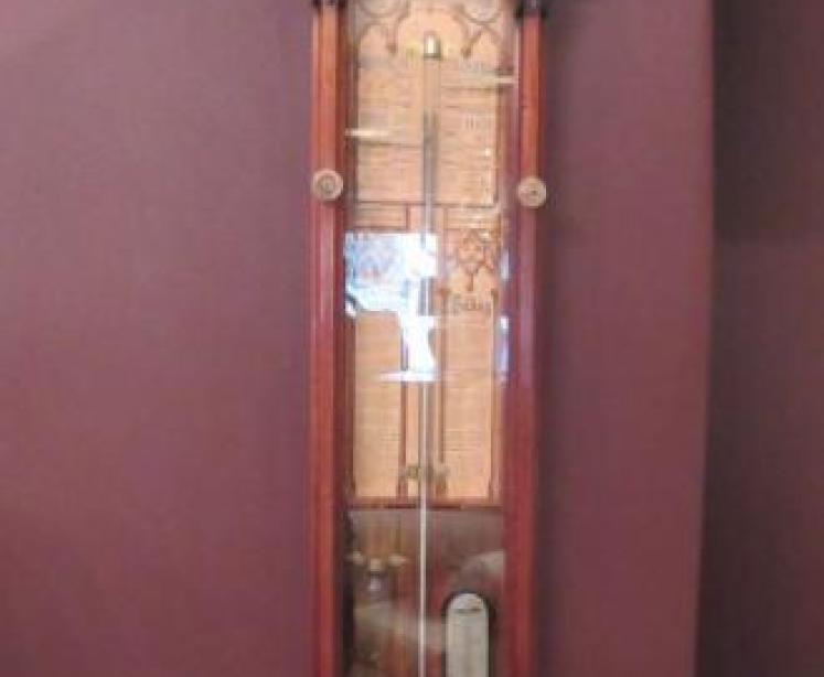 Superb Antique Walnut Admiral Fitzroy Barometer - Image 1