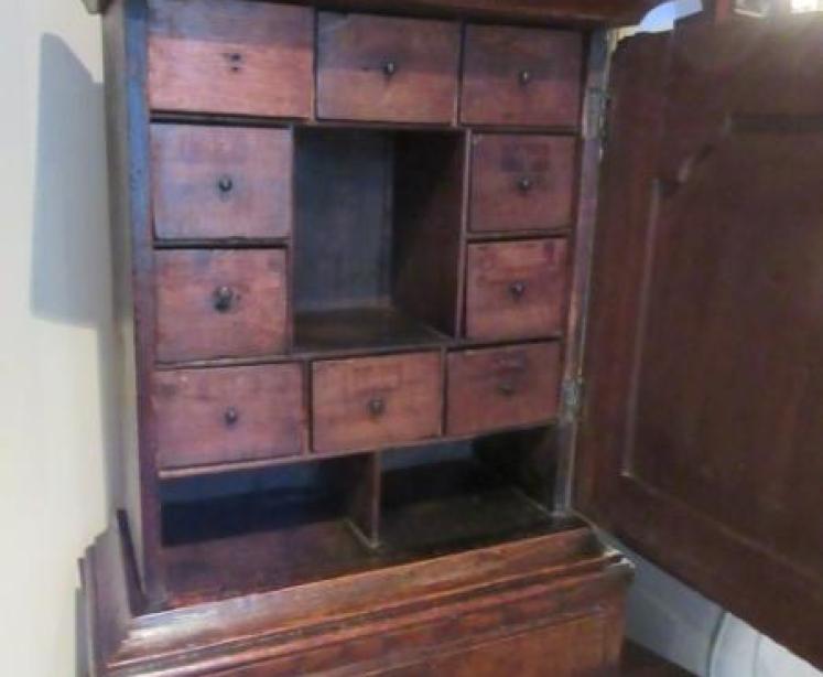 Very Original George I Period North Wales Spice Cupboard - Image 3