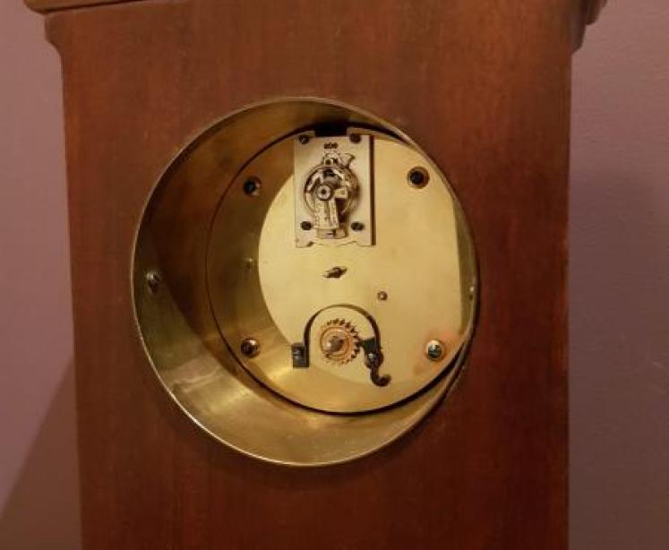 Outstanding Quality Edwardian Inlaid Mahogany Mantel Clock - Image 3