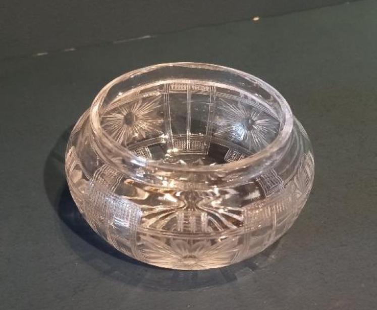 A George V period Silver & Gold Enamel Dressing Table Jar - Image 4