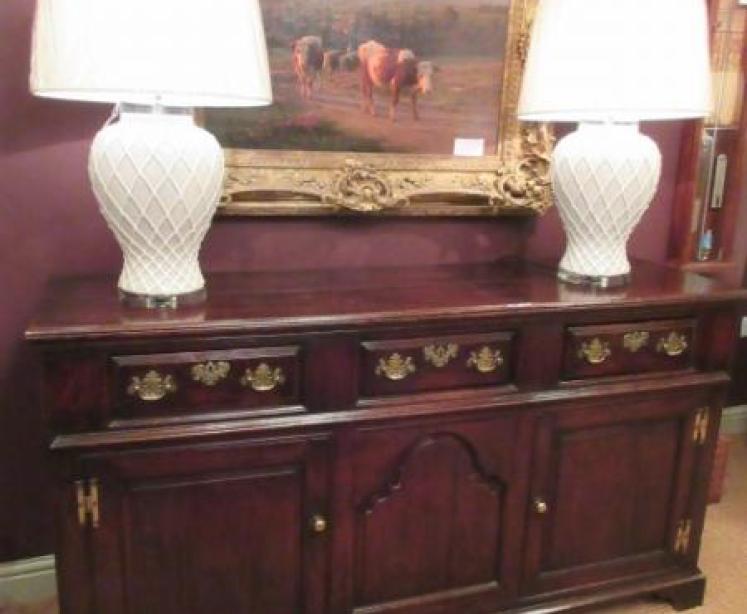 Superb George II Period North Lancashire Oak Dresser - Image 1