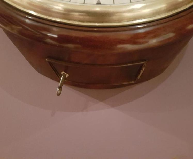 Superb Mid Victorian Convex Fusee Dial Clock By Milburn Of Darlington  - Image 3