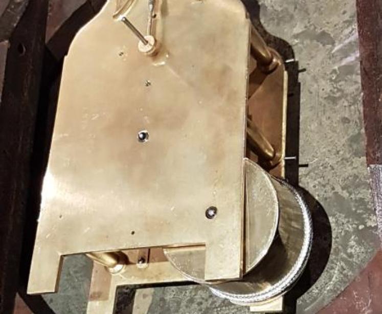 Superb Mid Victorian Convex Fusee Dial Clock By Milburn Of Darlington  - Image 5