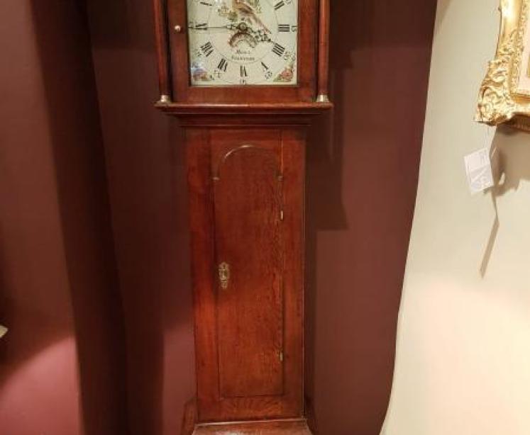 Small George III Lincolnshire Cottage Clock - Image 1