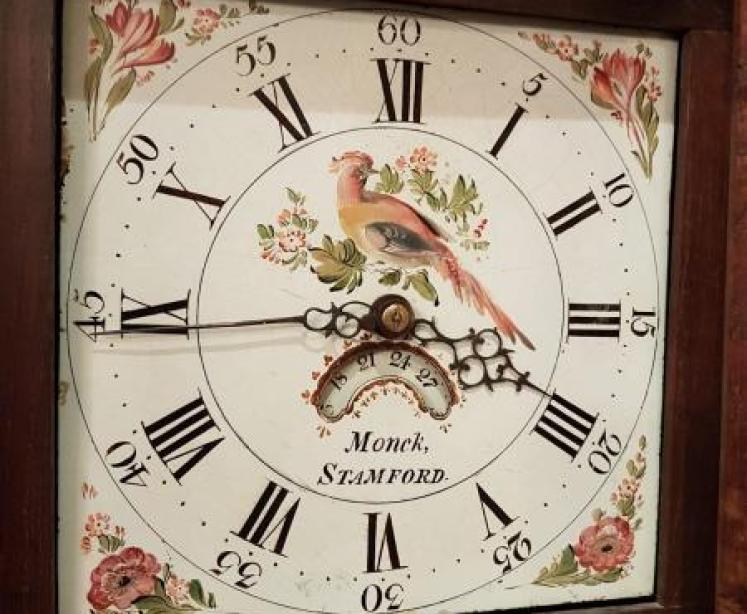 Small George III Lincolnshire Cottage Clock - Image 2