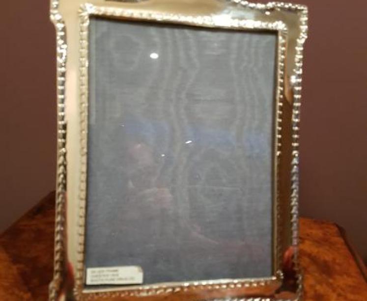 Antique Chester Silver Photo Frame - Image 1
