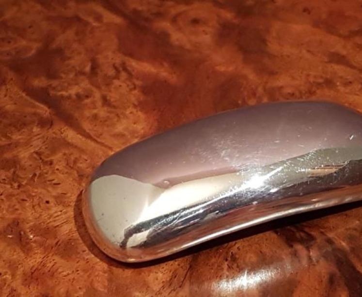 Victorian Curved Silver Snuff Box - Image 3