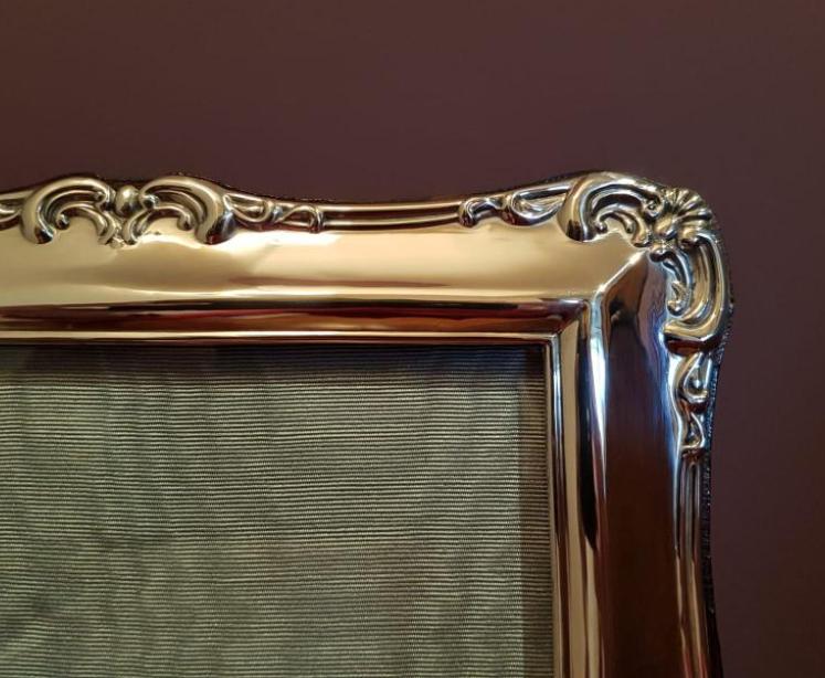 Superb Large Edwardian Antique Silver Photo Frame - Image 5