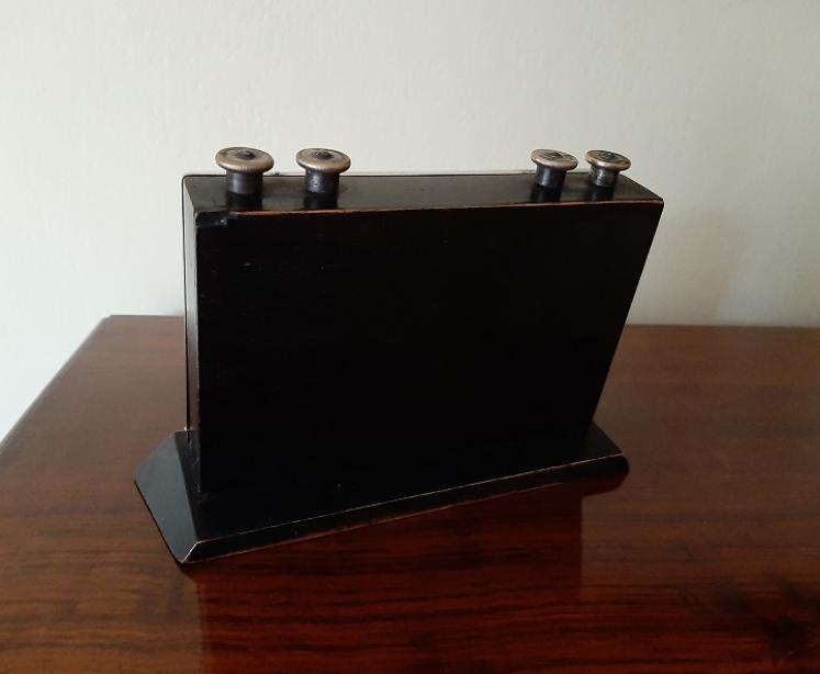 George V Period Silver Engraved Desktop Calendar - Image 4