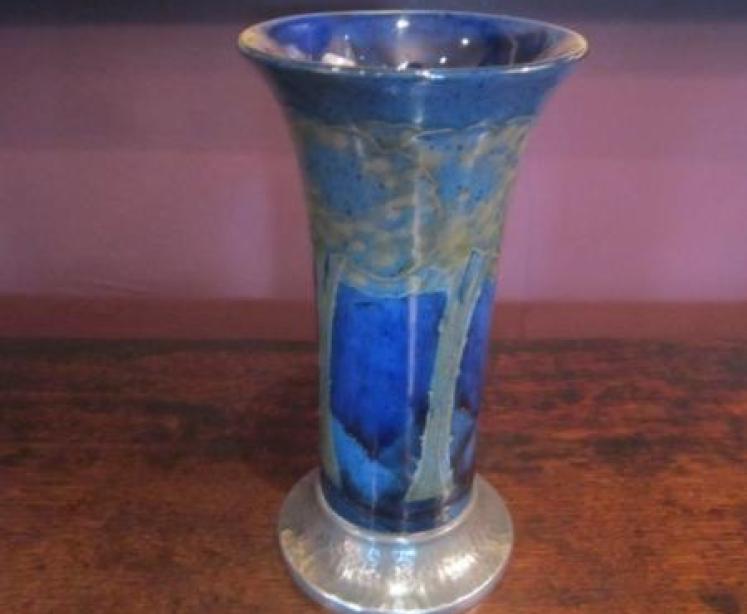 Superb Moorcroft Moonlit Blue Liberty's Vase - Image 1