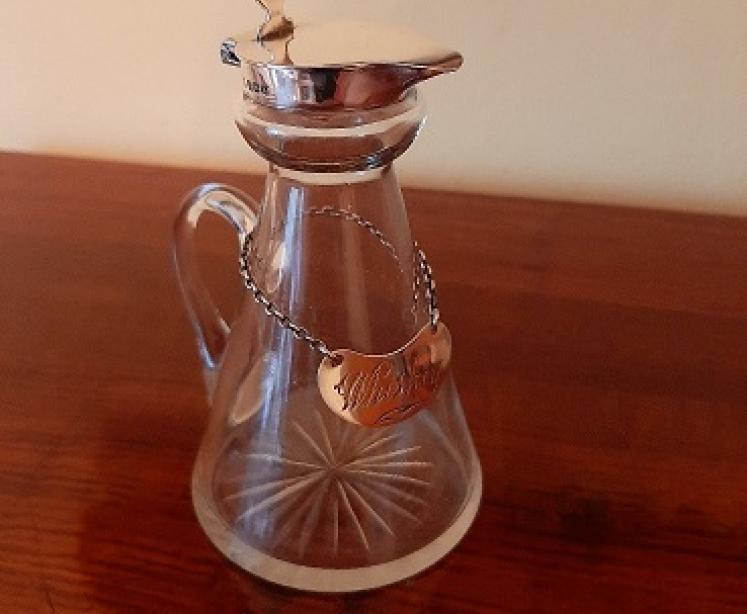George V Period Silver Whisky Noggin Decanter - Image 1
