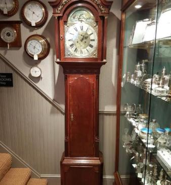 Fine Jonas Barber 8 day Rocking Ship Longcase Clock