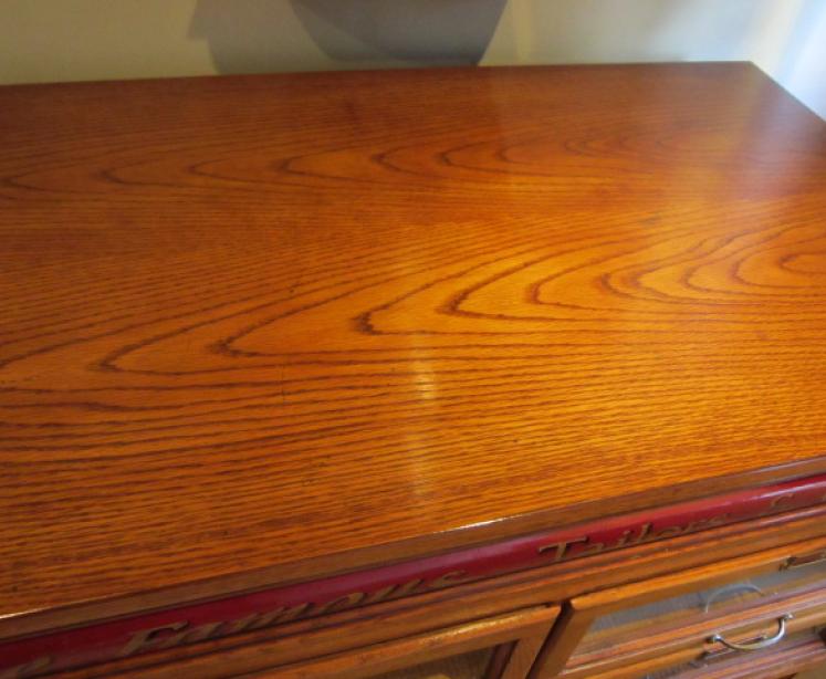 1920's Polished Oak Haberdashery Cabinet - Image 3