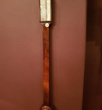 Antique Victorian Rosewood Stick Barometer