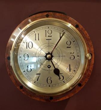  Edwardian Hughes Of London Library Clock.