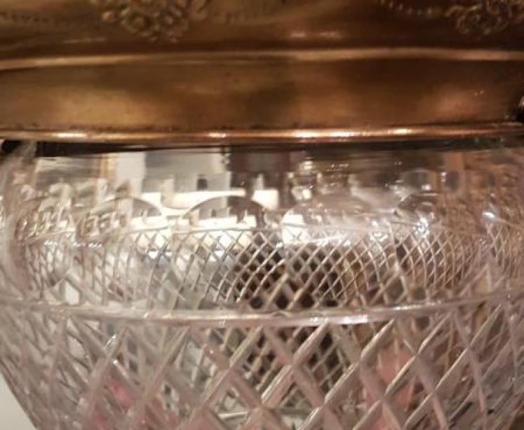 Edwardian Cut Crystal Ceiling Light - Image 2