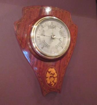Antique Mahogany Sheraton Inlaid Barometer