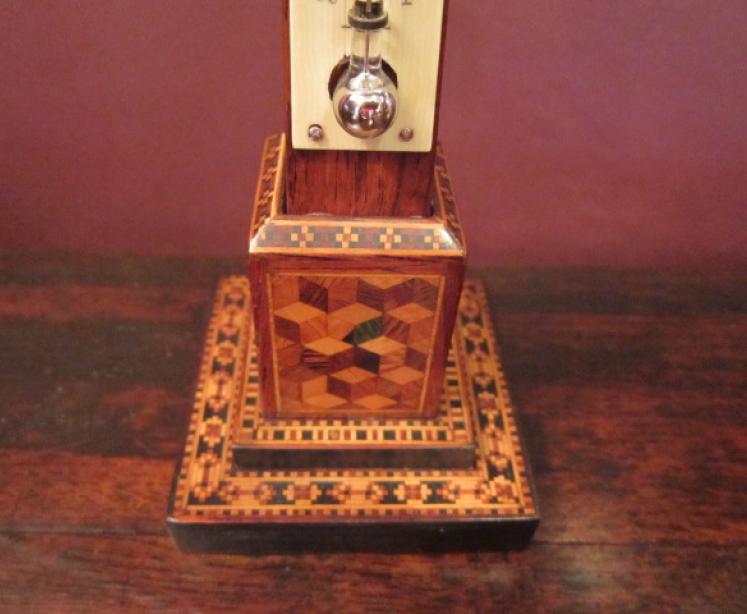 Victorian Tunbridge Ware Desk Top Thermometer - Image 2