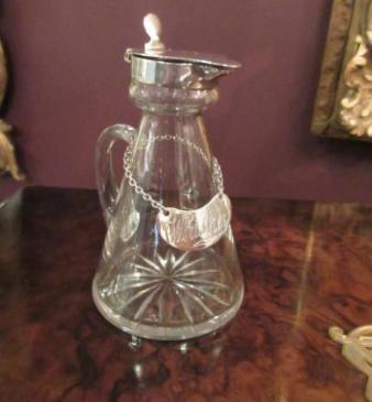 George V Silver Topped Whiskey Noggin