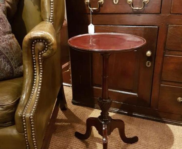 Antique Edwardian Mahogany Wine Table - Image 1