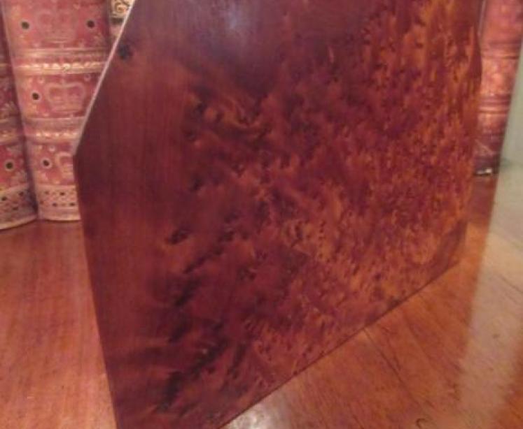 Art Deco Burr Walnut Letter Rack - Image 4